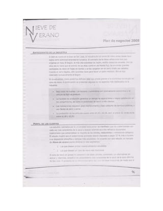 Documento escaneado plan de negocios