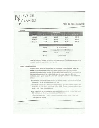 Documento escaneado plan de negocios