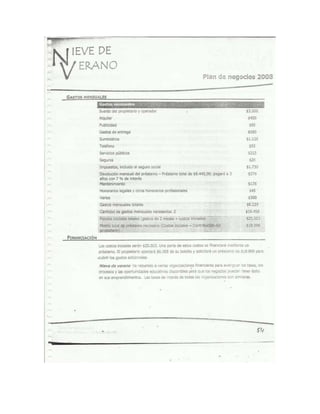 Documento escaneado plan de negocios