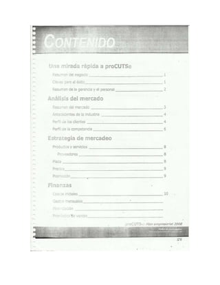 Documento escaneado plan de negocios