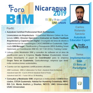 Foro BIM Nicaragua 2019