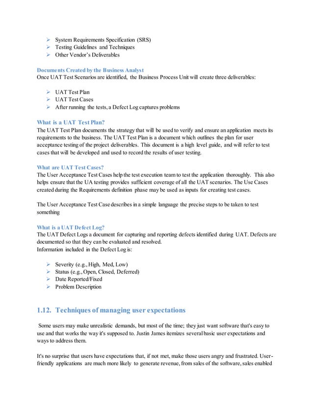 Business Analyst | PDF