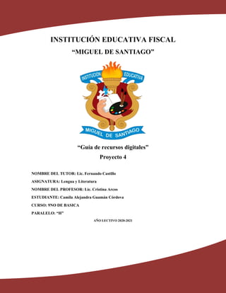 Documento "Guía de recursos digitales"