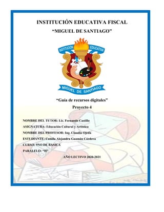 Documento "Guía de recursos digitales"