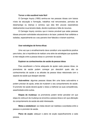 Modelos de Intervenção