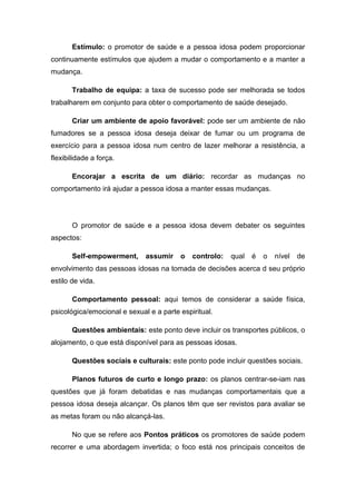 Modelos de Intervenção