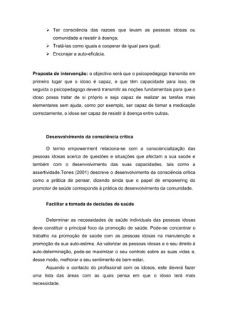 Modelos de Intervenção