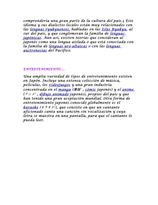 LA CULTURA JAPONESA PDF Descarga Gratuita