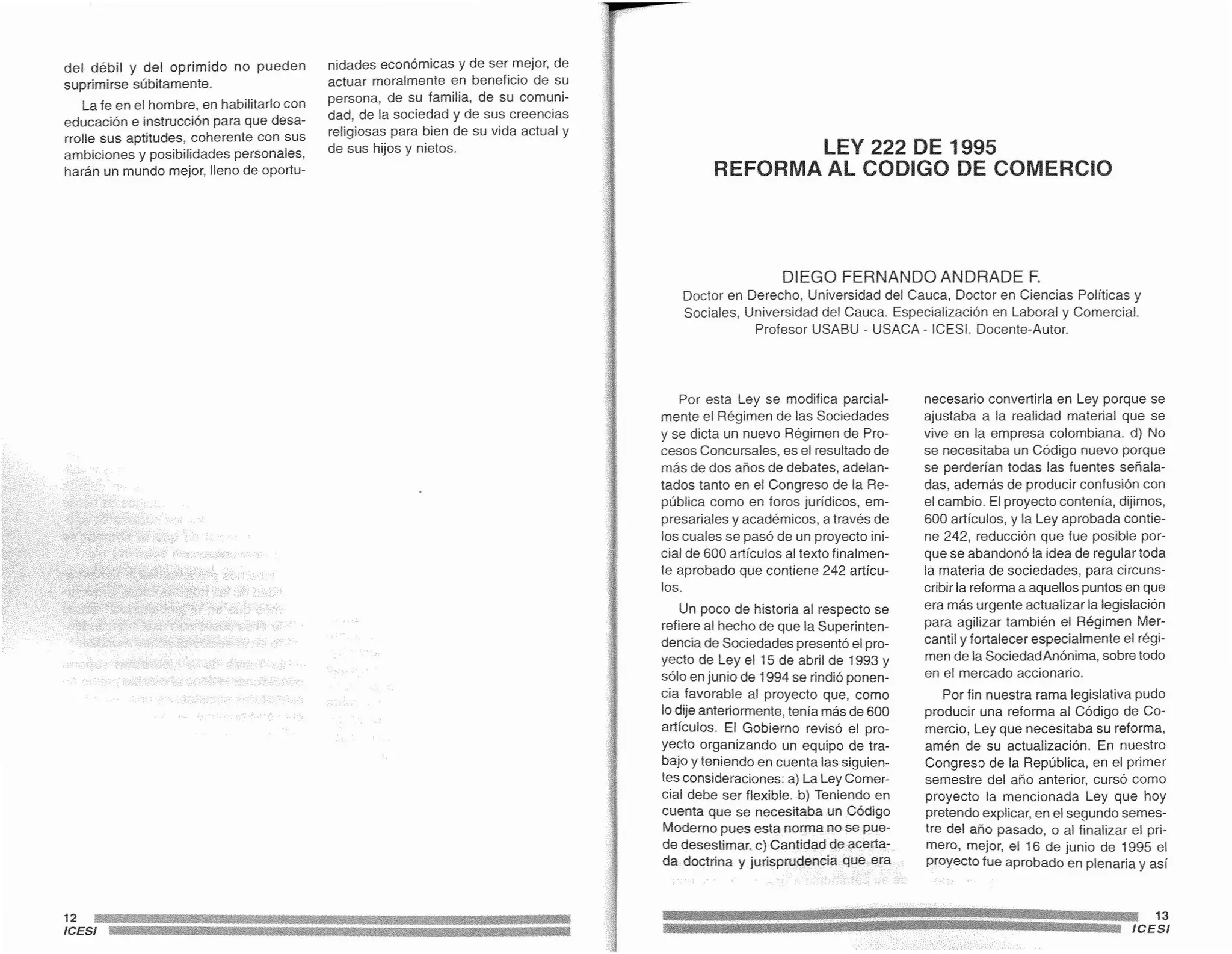 Ley 222 de 1995 | PDF