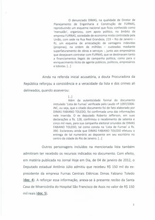 Documento PT- Aécio - Lista de Furnas