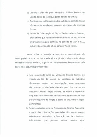 Documento PT- Aécio - Lista de Furnas