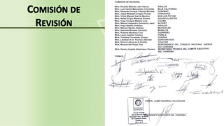 COMISIÓN DE
REVISIÓN
 
