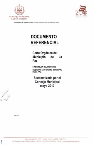 Documento referencial mayo 2010