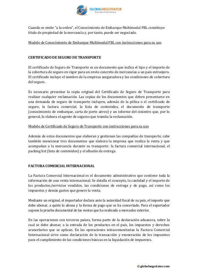 Documentos de-transporte-internacional