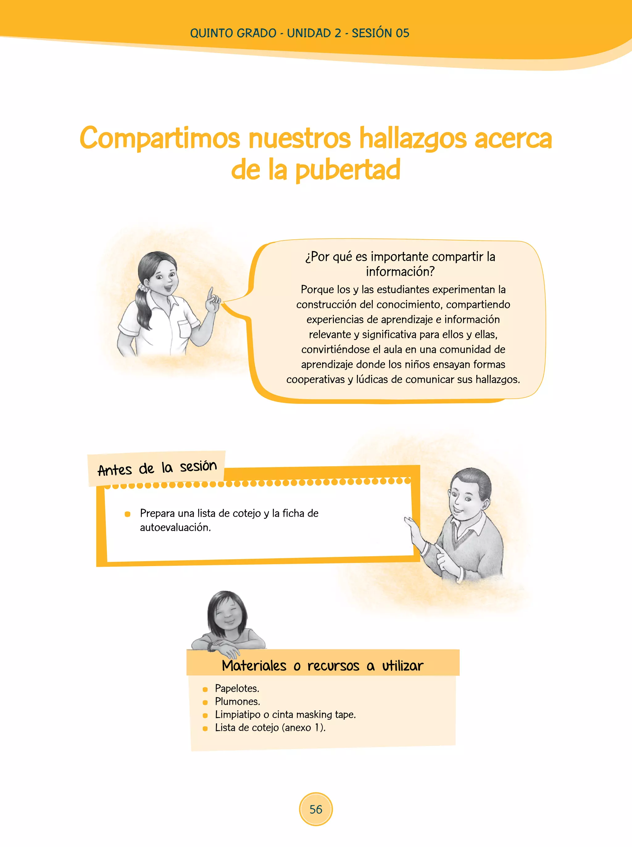 Sesión de Aprendizaje 05 de Unidad Didáctica 02 del Área de Personal