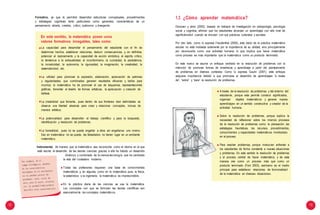12 13
En este sentido, la matemática posee unos
valores formativos innegables, tales como:
La capacidad para desarrollar el pensamiento del estudiante con el fin de
determinar hechos, establecer relaciones, deducir consecuencias, y, en definitiva,
potenciar el razonamiento y la capacidad de acción simbólica, el espíritu crítico,
la tendencia a la exhaustividad, el inconformismo, la curiosidad, la persistencia,
la incredulidad, la autonomía, la rigurosidad, la imaginación, la creatividad, la
sistematicidad, etc.
La utilidad para promover la expresión, elaboración, apreciación de patrones
y regularidades, que combinados generan resultados eficaces y bellos para
muchos; la matemática ha de promover el uso de esquemas, representaciones
gráficas, fomentar el diseño de formas artísticas, la apreciación y creación de
belleza.
La creatividad que fomenta, pues dentro de sus fronteras bien delimitadas se
observa una libertad absoluta para crear y relacionar conceptos, incluso de
manera artística.
La potencialidad para desarrollar el trabajo científico y para la búsqueda,
identificación y resolución de problemas.
La honestidad, pues no se puede engañar a otros sin engañarse uno mismo.
Eso en matemática no se puede, las falsedades no tienen lugar en un ambiente
matemático.
A través de la resolución de problemas y del entorno del
estudiante, porque esta permite construir significados,
organizar objetos matemáticos y generar nuevos
aprendizajes en un sentido constructivo y creador de la
actividad humana.
Sobre la resolución de problemas, porque explica la
necesidad de reflexionar sobre los mismos procesos
de la resolución de problemas como: la planeación, las
estrategias heurísticas, los recursos, procedimientos,
conocimientos y capacidades matemáticas movilizadas
en el proceso.
Para resolver problemas, porque involucran enfrentar a
los estudiantes de forma constante a nuevas situaciones
y problemas. En este sentido la resolución de problemas
y el proceso central de hacer matemática, y de esta
manera vive como un proceso más que como un
producto terminado (Font 2003), asimismo es el medio
principal para establecer relaciones de funcionalidad
de la matemática en diversas situaciones.
Formativo, ya que le permitirá desarrollar estructuras conceptuales, procedimientos
y estrategias cognitivas tanto particulares como generales, características de un
pensamiento abierto, creativo, crítico, autónomo y divergente.
1.3 ¿Cómo aprender matemática?
Donovan y otros (2000), basado en trabajos de investigación en antropología, psicología
social y cognitiva, afirman que los estudiantes alcanzan un aprendizaje con alto nivel de
significatividad cuando se vinculan con sus prácticas culturales y sociales.
Por otro lado, como lo expresa Freudenthal (2000), esta visión de la práctica matemática
escolar no está motivada solamente por la importancia de su utilidad, sino principalmente
por reconocerla como una actividad humana; lo que implica que hacer matemática
como proceso es más importante que la matemática como un producto terminado.
En este marco se asume un enfoque centrado en la resolución de problemas con la
intención de promover formas de enseñanza y aprendizaje a partir del planteamiento
de problemas en diversos contextos. Como lo expresa Gaulin (2001), este enfoque
adquiere importancia debido a que promueve el desarrollo de aprendizajes “a través
de”, “sobre” y “para” la resolución de problemas.
Instrumental, de manera que la matemática sea reconocida como el idioma en el que
está escrito el desarrollo de las demás ciencias; gracias a ella ha habido un desarrollo
dinámico y combinado de la ciencia-tecnología que ha cambiado
la vida del ciudadano moderno.
Todas las profesiones requieren una base de conocimientos
matemáticos y, en algunas, como en la matemática pura, la física,
la estadística o la ingeniería, la matemática es imprescindible.
En la práctica diaria de las ciencias se usa la matemática.
Los conceptos con que se formulan las teorías científicas son
esencialmente los conceptos matemáticos.
 