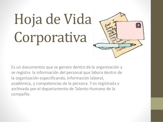 Documentos administrativos, Carta, Circular, Hoja de Vida 