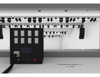 01 Controlador para 4 motores, 220V,
marca MODE
 