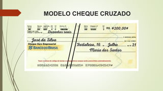 MODELO CHEQUE CRUZADO
 