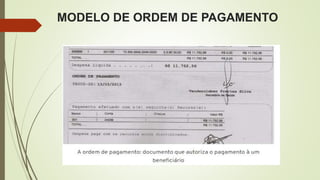 MODELO DE ORDEM DE PAGAMENTO
 