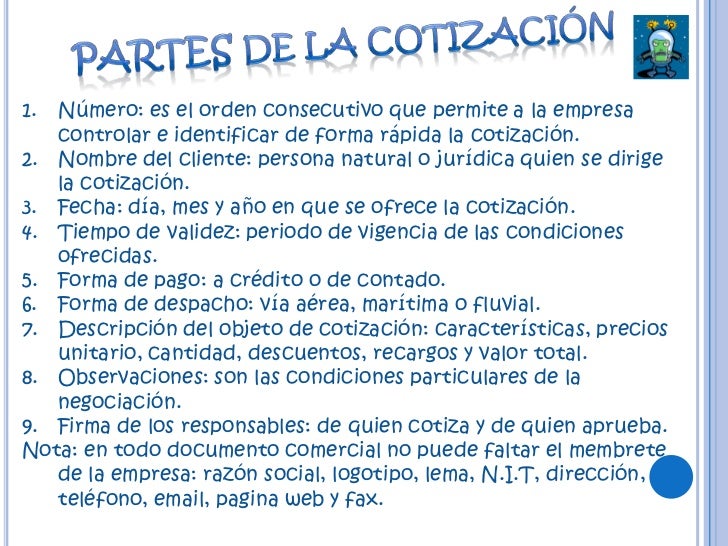 Resultado de imagen para COTIZACION