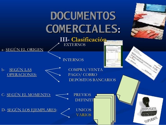 Documentos comerciales