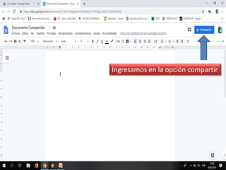 Ingresamos en la opción compartir
 