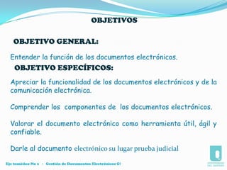 INTRODUCCIÓNRespetados lectores nuestro norte es  presentar el documento electrónico con todas sus características, componentes y por supuesto definición, eso sí entendiendo que son varios los autores que opinan y que por ende debemos particularizar nuestro concepto, también pretendemos compartir con ustedes la apreciación del marco legal y por supuesto todos los beneficios del documento, del documento electrónico, de la información..., diferenciar la información convencional de la electrónica su creación y la importancia de aprender el por qué? de la reglamentación  para la compra de los equipos tecnológicos.Así pues les invitamos a deleitar un excelente café Quindiano y a participar de este apasionante tema.Eje temático No 1   -   Gestión de Documentos Electrónicos G!
