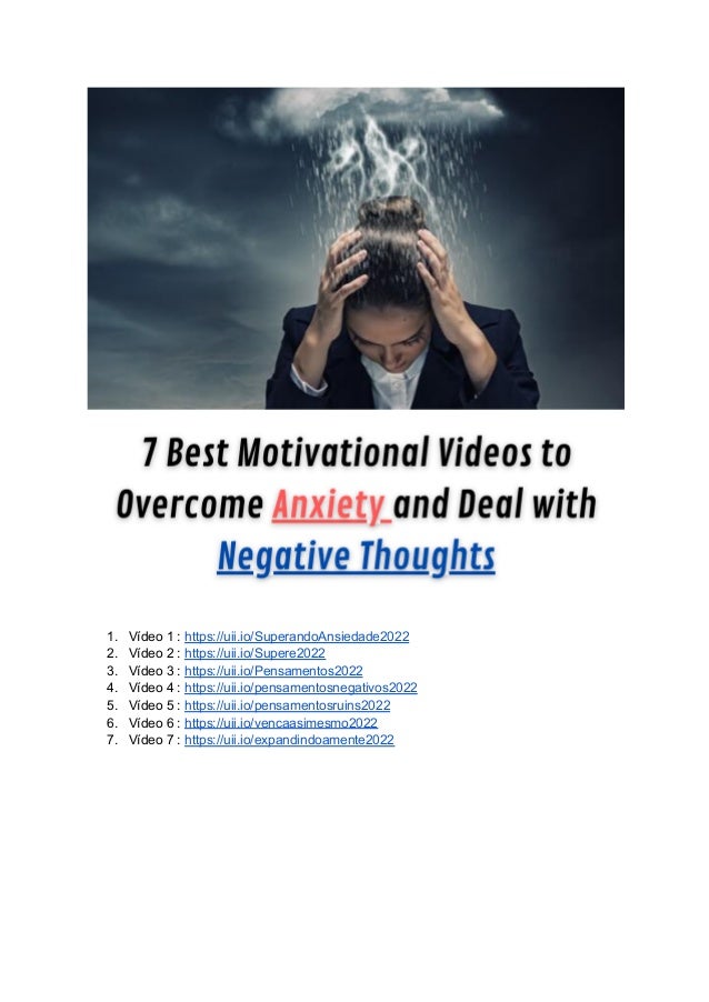 Overcoming Anxiety And Negative Thoughts Overcoming Anxiety And Negative Thoughts