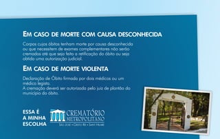 Quais documentos devem ser providenciados pela Funerária?