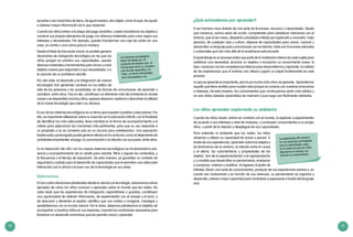 14 15
¿Qué entendemos por aprender?
El ser humano nace dotado de una serie de funciones, recursos y capacidades. Desde
que nacemos, somos seres de acción, competentes para establecer relaciones con el
entorno, que al ser nuevo, despierta curiosidad e interés por explorarlo y conocerlo. Toda
persona, de cualquier raza y cultura, dispone de capacidades para actuar, razonar y
desarrollar un lenguaje para comunicarse con los demás. Estas son funciones naturales
y universales que van más allá de la enseñanza estructurada.
El aprendizaje es un proceso activo que parte de la motivación interna de cada sujeto para
satisfacer una necesidad, alcanzar un objetivo o incorporar un conocimiento nuevo. Si
bien, nacemos con las competencias básicas para desarrollarnos y aprender, la calidad
de las experiencias que el entorno nos ofrezca jugará un papel fundamental en este
proceso.
Lo que se aprende es importante, pero lo es mucho más cómo se aprende. Aprendemos
aquello que tiene sentido para nuestra vida porque se conecta con nuestras emociones
e intereses. De esta manera, los conocimientos que construyamos serán más sólidos y
no solo datos aislados aprendidos de memoria y que luego son fácilmente olvidados.
Los niños aprenden explorando su ambiente
Cuando los niños nacen, entran en contacto con el mundo, lo exploran y experimentan
de acuerdo a sus intereses y nivel de madurez, y construyen conocimientos a su propio
ritmo, a partir de la relación y despliegue de sus capacidades.
Para entender el ambiente que los rodea, los niños
observan y utilizan su capacidad de actuar y pensar. A
través de sus experiencias, aprenden sobre los objetos y
los fenómenos de su entorno, la relación entre la causa
y el efecto, las características y propiedades de los
objetos. Van de la experimentación a la representación
y, a medida que desarrollan su pensamiento, empiezan
a comparar, ordenar y clasificar. Al ingresar al jardín de
infantes, llevan una serie de conocimientos, producto de sus experiencias previas y, en
cuanto van madurando y en función de sus vivencias, su pensamiento se organiza y
desarrolla, y tienen mayor capacidad para simbolizar y expresarse a través del lenguaje
oral.
La exploración del entorno
es una situación privilegiada
para el aprendizaje, pues
es la forma en que los niños
descubren el mundo y se
acercan al conocimiento.
escarbar y ver chanchitos de tierra. De igual manera, otro objeto, como la lupa, les ayuda
a obtener mayor información de lo que observan.
Cuando los niños entran a la etapa del juego simbólico, suelen transformar los objetos y
construir sus propios elementos de juego con diversos materiales para crear según sus
intereses y necesidades. Por ejemplo, pueden transformar una caja de cartón en una
casa, un carrito o una cama para la muñeca.
Desde el Nivel de Educación Inicial, es posible generar
situaciones de indagación tecnológica en las que los
niños pongan en práctica sus capacidades, usando
diversos materiales y herramientas para armar y crear
objetos nuevos que respondan a sus necesidades, o a
la solución de un problema sencillo.
Por otro lado, el desarrollo y la integración de nuevas
tecnologías han generado cambios en los estilos de
vida de las personas y las sociedades, en las formas de comunicarse, de aprender y
socializar, entre otros. Hoy en día, constituyen un elemento más del ambiente en donde
crecen y se desarrollan muchos niños, quienes observan, exploran y descubren la utilidad
de la nueva tecnología que está a su alcance.
El uso de los sistemas tecnológicos es un tema que inquieta a padres y educadores. Por
ello, es importante reflexionar sobre su inserción en la educación infantil, con la finalidad
de identificar los más adecuados, tener claridad en la forma de acompañamiento y el
criterio para seleccionar los momentos más pertinentes, para que su uso responda a
un propósito y no se convierta solo en un recurso para entretenerlos. Una exposición
inadecuada y prolongada puede generar efectos en la conducta; como el alejamiento de
actividades importantes: el juego, la comunicación o la relación con sus pares, entre otros.
En la interacción del niño con los nuevos sistemas tecnológicos es fundamental la pre-
sencia y acompañamiento de un adulto para orientar, filtrar y regular los contenidos, y
la frecuencia o el tiempo de exposición. De esta manera, se garantiza un contexto de
seguridad y cuidado para el desarrollo de capacidades que le permitan una adecuada
interacción con lo virtual y el buen uso de la tecnología en sus vidas.
Retomamos…
En las cuatro situaciones planteadas desde la ciencia y la tecnología, observamos varios
ejemplos de cómo los niños conocen y aprenden sobre el mundo que les rodea. No
cabe duda que las experiencias de indagación, espontáneas o guiadas, constituyen
una oportunidad de obtener información, de experimentar con el ensayo y el error, y
de descubrir y alimentar el espíritu científico que nos motiva a imaginar, investigar y
sensibilizarnos con el mundo natural. Por lo tanto, debemos plantearnos el objetivo de
acompañar a nuestros niños en sus vivencias, creando las condiciones necesarias para
favorecer un desarrollo armonioso que les permita crecer y aprender.
Los sistemas tecnológicos
están formados por un
conjunto de objetos que, al
interactuar entre sí, cumplen
una función específica: un
reloj, un horno microondas,
una computadora, etc.
 