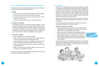172 173
En el nivel de Educación Inicial, es muy importante iniciar a nuestros niños e involucrarlos
en el proceso de recreación y creación de textos literarios.
a.	 Propósito
	 Que los niños experimenten las posibilidades lúdicas y creativas del lenguaje.
	 Que los niños tomen conciencia del uso de la estructura del cuento.
	 Que los niños intenten hacer inferencias semánticas tomando en cuenta el
contexto de uso de la palabra.
	 Que los niños compartan el placer de “leer” e inventar textos literarios.
b.	 Descripción de las estrategias:
	 Las estrategias planteadas a continuación son bastante específicas, y por ello
en cada una de ellas encontrarás su descripción. Cabe aclarar aquí que, para
desarrollar las estrategias de producción de textos literarios con nuestros niños,
es recomendable considerar que en todas ellas, además de retroalimentar
positivamente sus aportes, fomentemos que respeten los turnos. Si creamos unas
normas de convivencia entre todos, las considerarán suyas y las respetarán.
c.	 Ejecución de las estrategias:
	 Explicar a nuestros niños en qué consiste la estrategia.
	 Motivar a nuestros niños en todo momento con nuestra actitud, disposición y
tono de voz durante la aplicación de la estrategia seleccionada.
	 Tomar notas durante el desarrollo de la estrategia que nos permitan, al final,
analizar la ejecución de la estrategia y descubrir dificultades o fortalezas.
	 Abrir un espacio de intercambio donde los niños comenten sus impresiones, lo
que les produjo el texto.
	 Motivar a los niños a exponer sus trabajos, relatarlos o llevarlos a sus casas
para explicarles a sus familias cómo lo hicieron.
A continuación, presentaremos variadas estrategias que podrás utilizar en el aula con
tus niños para la producción de textos literarios.
	 Consiste en un libro preparado por nosotras las docentes. Elegiremos el formato
y consideraremos una página por cada niño de nuestra clase. Les propondremos
a los niños la tarea de forma colectiva. Elaboraremos la primera página con el
inicio de la historia y se la pasaremos a uno de nuestros niños para que continúe
la historia. Entre toda la clase, pero de forma individual, cada uno de los niños
participa en la creación del cuento. Los niños se llevarán a casa el libro (los fines
de semana) y, con la ayuda de su familia, continuarán la historia. El papel de los
padres será el de escribir lo que su hijo o su hija cree.
	 La idea es que cada niño haga su página y que, al día siguiente, el niño sea el
protagonista de su parte de la historia y explique qué ha hecho, con quién, cómo
lo ha hecho, etc.
	 Cuando todos los niños del aula han elaborado su página del cuento, juntos, y
con ayuda de la profesora, crean el final para la historia.
	 Otras formas de emplear el cuento viajero:
	 El tema puede surgir de la clase: sobre las cosas que le gustan a los niños,
sobre algún paseo o visita que hayamos hecho con ellos. Por ejemplo: Una
visita de estudio a un lugar significativo de la comunidad.
	 Podemos hacer cuentos personalizados sobre alguna experiencia que
los niños hayan vivido, como, por ejemplo, el nacimiento de un hermano.
	 También podemos proponer a las familias que nos ayuden en la
creación del cuento, enviándonos cuatro o cinco fotos de una visita, un
viaje o una fiesta que hayan tenido en familia. Con ayuda de las fotos se
recreará la historia.
	 Cuando faltan recursos y se quiere aumentar el espacio de lectura, la creación de
cuentos sobre las experiencias de los niños es un buen recurso. El cuaderno viajero
puede pasar a ser parte de la biblioteca. A ellos les encanta ver que en su rincón
hay cuentos en los que ellos aparecen.
Elabora historias breves
a partir de situaciones
conocidas.
	 El cuento viajero	 Otras orientaciones didácticas para la producción de textos literarios
 
