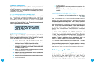 190 191
Vivimos rodeados de muchísimos sonidos y muy diversos. Así como podemos reconocer
el paisaje que nos rodea (casas, calles, árboles, valles, etcétera), también cada momento
de nuestra vida cuenta con su propio paisaje sonoro. Como observamos en la situación,
una maestra promueve que los niños identifiquen los sonidos de su entorno urbano y
que mencionen sus características.
a.	 ¿A qué nos referimos cuando hablamos del lenguaje musical?
La música, es la combinación intencional de los distintos sonidos que puede producir
el ser humano distribuidos en el tiempo. Cuando alguien canta, por ejemplo, “Somos
libres…” (palabras iniciales del Himno Nacional), está combinando con cada sílaba la
vibración de su voz para entonar. Según qué tan fuerte quiera que se escuche, le dará un
volumen específico a su canto; y según qué tan larga quiera que sea su interpretación,
hará durar mucho o poco cada sílaba; es decir, la música, incluso la ya creada, está
siempre sujeta a posibles cambios y recreaciones.
¿Qué vemos en esta situación?
b.	 ¿Qué favorece la música en los niños?
El niño que cuenta con la posibilidad de una educación musical responsable, pertinente
y lúdica desarrolla muchas capacidades y actitudes que le servirán no solo para sentarse
a tocar un instrumento o apreciar los fenómenos sonoros y musicales, sino también en
muchos otros campos a lo largo de su vida, como los siguientes:
	 Desarrollo de la percepción auditiva. Sensibilidad para asimilar, atender,
apreciar, valorar la música que escucha (con más posibilidades de
encontrarse a sí mismo en aquellas manifestaciones culturales).
	 Conexión con la cultura a la que pertenece, de una manera más íntima,
probablemente,másrespetuosayatenta,creando,recreandoyfortaleciendo
así la identidad personal y cultural.
	 Desarrollo de la inteligencia intrapersonal e interpersonal (autoconocimiento
y socialización). Canalización de las emociones.
	 Habilidades lógico-matemáticas (al establecer relaciones entre elementos
abstractos, como son los sonidos).
	 Coordinaciónmotorafina(alexplorarsonidosytocarinstrumentosmusicales).
	 Memoria cinética y auditiva.
Es importante ir comprendiendo la música como un sistema de
combinaciones sonoras que pueden expresar alguna emoción
o alguna idea. Entonces, se trata de un sistema capaz de
comunicar, de un lenguaje.
c.	 ¿Cómo surge y se desarrolla el lenguaje musical en los niños?
La vida se inicia con nuestro primer latido, allí nace nuestra música.
Luci Astudillo
Existe, en cada ser humano (aún en quienes no poseen la capacidad de escucha), una
experiencia fetal del mundo de las vibraciones sonoras. Desde este momento, y durante
los primeros años de vida, hasta empezar a hablar, el bebé se comunica con el mundo
a través del sonido de sus llantos, pequeños gritos o gemidos, que regula naturalmente
según sus necesidades, y que va perfeccionando hasta lograr comunicarse a través del
habla. Todo este proceso es principalmente melódico. A medida que va desarrollando
sus habilidades motrices, es capaz de utilizar su propio cuerpo como medio de
exploración rítmica, mostrando interés por la exploración sonora con los objetos que
lo rodean.
Las primeras vivencias de producción sonora se dan en un marco lúdico y de
experimentación que involucra todos los sentidos y todas las posibles experiencias.
Un bebé o un niño explora multisensorialmente (Tarnawiecky, 2000). Lo que ocurre
sonoramente guarda una relación con lo que sucede en el terreno de lo táctil, lo visual,
lo olfativo y lo gustativo. Es así que el niño logra irse apropiando poco a poco de la
realidad en la que vive, a través de los juegos multisensoriales que experimenta.
Con lo mencionado, podemos observar que la manipulación del sonido, se encuentra
presente desde el nacimiento. Así, podemos concluir que los inicios de la educación
musical se encuentran en relación directa con las múltiples experiencias de desarrollo
del niño y sus posibilidades lúdicas. La música en la Educación Inicial forma parte del
juego con el sonido, ya sea a través del canto o la manipulación de objetos sonoros.
a.	 ¿A qué nos referimos cuando hablamos del lenguaje gráfico-plástico?
Entendemos por lenguaje gráfico-plástico aquel que se vale de materiales que pueden
ser transformados o en los que se puede dejar una huella o registro visual con la
ayuda de herramientas. Para esa acción se utilizan las manos y el resultado se percibe
fundamentalmenteconlavista,aunquegeneralmentetambiénconeltacto.Todoaquello
1.2.5	El lenguaje gráfico-plástico
	 Conciencia del tiempo.
	 Habilidades lingüísticas (vocabulario, pronunciación, comprensión oral,
etcétera).
	 Actitudes como la concentración, la paciencia, la perseverancia y la
curiosidad.
 