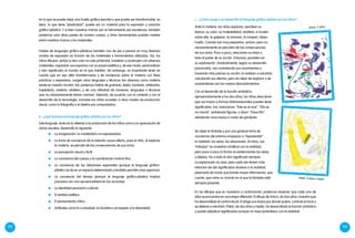 192 193
b.	 ¿Qué favorece el lenguaje gráfico-plástico en los niños?
Este lenguaje, tanto en lo referido a la producción de los niños como a la apreciación de
obras visuales, desarrolla lo siguiente:
	 La imaginación, la creatividad y la expresividad.
	 La toma de conciencia de la relación causa-efecto, pues el niño, al explorar
la materia, se percata de las consecuencias de sus actos.
	 La percepción visual y táctil.
	 La conciencia del cuerpo y la coordinación motora fina.
	 La conciencia de las relaciones espaciales (porque el lenguaje gráfico-
plástico se da en un espacio determinado y también permite crear espacios).
	 La conciencia del tiempo (porque el lenguaje gráfico-plástico implica
procesos con una secuencialidad en las acciones).
	 La identidad personal y cultural.
	 El sentido estético.
	 El pensamiento crítico.
	 Actitudes como la curiosidad, la iniciativa y el respeto a la diversidad.
c.	 ¿Cómo surge y se desarrolla el lenguaje gráfico-plástico en los niños?
Ante la materia, los niños exploran, perciben su
textura, su calor, su maleabilidad, etcétera, e inciden
sobre ella: la golpean, la amasan, la rompen, dejan
huella. Cuando son muy pequeños, actúan, pero no
necesariamente se percatan de las consecuencias
de sus actos. Poco a poco, descubren su trazo o
todo el poder de su acción. Entonces, persisten en
su exploración. Gradualmente, según su desarrollo
psicomotriz, van controlando sus movimientos y
haciendo más precisa su acción; la realizan a voluntad,
calculando sus efectos, pero sin dejar de explorar y de
sorprenderse con los nuevos descubrimientos.
Con el desarrollo de la función simbólica,
aproximadamente a los dos años, los niños descubren
que sus trazos o formas tridimensionales pueden tener
significados. Así, mencionan: “Este es el mar”, “Ella es
mi mamá”, señalando figuras, o dicen: “Hace frío”,
señalando unos trazos a modo de garabato.
Pablo. 2 años y medio
Arturo. 2 años
Sin dejar la fantasía y por una gradual toma de
conciencia del entorno empiezan a “representar”
la realidad: los seres, las situaciones. Al inicio, sus
“trabajos” no muestran similitud con la realidad,
pero poco a poco la forma va evidenciando los seres
y objetos. No a todo le dan significado siempre.
La exploración no cesa, pero cada vez tienen más
intención de dar significados alusivos a la realidad,
plasmarla de modo que brinde mayor información, que
cuente, que narre su mundo en el que la fantasía está
siempre presente.
Hablar de lenguajes gráfico-plásticos también nos da pie a pensar en muy diversos
modos de expresión en función de los materiales y herramientas utilizadas. Así, los
niños dibujan, pintan (y dan color no solo pintando), modelan y construyen con diversos
materiales; organizan sus espacios con su propia estética y, de ese modo, personalizan
y dan significado al mundo en el que habitan. Sin embargo, es importante tener en
cuenta que en ese afán transformador y de incidencia sobre la materia con fines
prácticos o expresivos, surgen otros lenguajes y técnicas tan diversas como materia
existe en nuestro mundo. Así, podemos hablar de grabado, tejido, bordado, orfebrería,
hojalatería, cestería, etcétera, y de una infinidad de maneras, lenguajes o técnicas
que no necesariamente tienen nombre. Además, de acuerdo con el contexto y con el
desarrollo de la tecnología, inclusive los niños acceden a otros modos de producción
visual, como la fotografía o el diseño por computadora.
En los dibujos que se muestran a continuación, podemos observar que cada uno de
ellos se encuentra en una etapa diferente. El dibujo de Arturo, de dos años, muestra que
ha desarrollado el control visual. El dirige sus trazos por donde quiere, controla el inicio y
se detiene a voluntad. Pablo, de dos años y medio, ha desarrollado la función simbólica
y puede adjudicar significados aunque no haya parentesco con la realidad.
en lo que se puede dejar una huella gráfica (escrita) o que puede ser transformable, es
decir, lo que tiene “plasticidad”, puede ser un material para la expresión y creación
gráfico-plástica. Y si bien nuestras manos son la herramienta por excelencia, también
podemos usar otras partes de nuestro cuerpo, y otras herramientas pueden mediar
entre nuestras manos y los materiales.
 