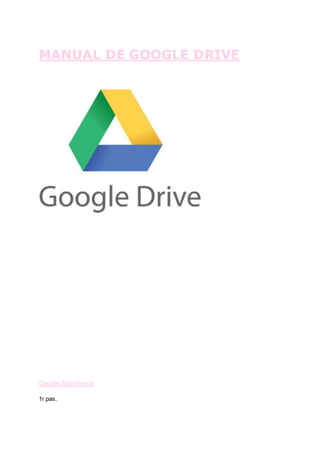 manual de google drive | DOCX