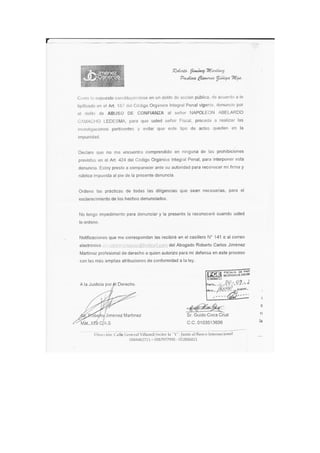 Documentos juridicos cynthia guevara