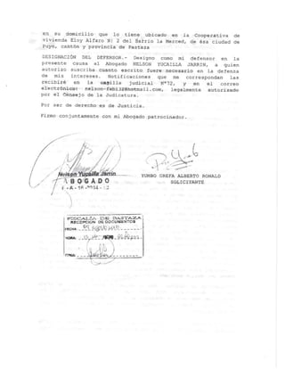 Documentos juridicos Paola Robayo