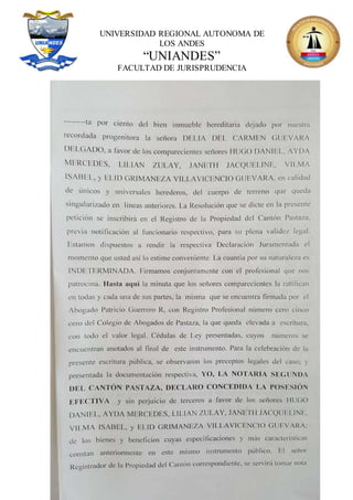 UNIVERSIDAD REGIONAL AUTONOMA DE
LOS ANDES
“UNIANDES”
FACULTAD DE JURISPRUDENCIA
 