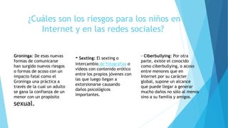 riesgos de internet y redes sociales para los niños | PDF
