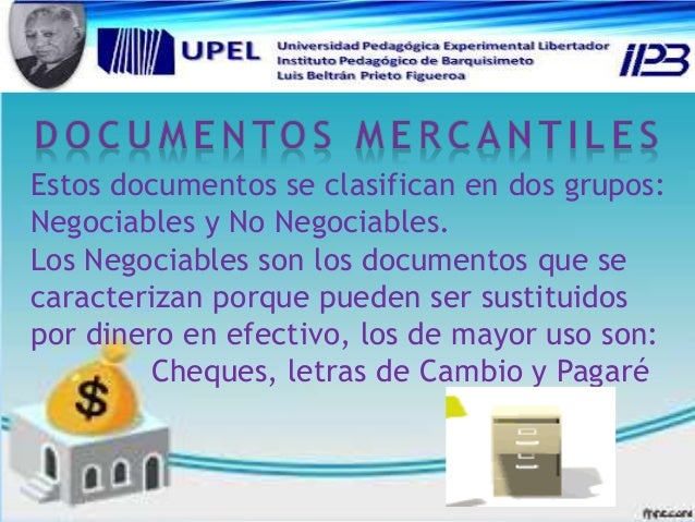 Documentos mercantiles