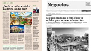 Martes 20 septiembre 2016 51Expansión
DIRECTIVOS
¿Puedeunestilodemúsica
ayudarleavendermás?
GESTIÓN Lacienciahademostradoquelossonidosafectananuestrocomportamiento.
VíctorM.Osorio.Madrid
Imagine un restaurante en el que se
alternalamúsicaclásicaconelpopo
la ausencia de hilo musical. ¿Cree
queelhechodequesueneunestilou
otropodríatenerunefectoenlafac-
tura de la clientela? La respuesta es
sí, según un estudio de las universi-
dadesdeLeicesterySurrey,quede-
mostró que cuando sonaba la músi-
ca clásica los comensales pedían vi-
nos más caros o tomaban más café
que con otros estilos. La razón es la
asociación que hace nuestro sub-
consciente entre música clásica y
exclusividad o poder adquisitivo.
Dichodeotraforma,lamúsicaafec-
taacómonoscomportamos.
Lautilizacióndelsonidotendráun
importante peso en el Fan Mallorca
Shopping, un centro comercial de
Carrefour Property que abrirá este
jueves en la isla. Su proyecto de au-
diobranding, desarrollado por Mu-
wom, junto al dj Carlos Jean y la fir-
ma de neuromárketing Neurology-
ca, ha derivado en 288 playlist con
14.000 canciones que irán sonando
enfuncióndeloqueestéocurriendo
entiemporealenelcentro.
“Un software elegirá unas cancio-
nes u otras de forma automática en
función de la zona del comercio, pe-
rotambiéndelahoradeldía,eltiem-
poquehaga,laépocadelañooelnú-
mero de personas que haya en ese
momento”, dice Roberto Carreras,
CEO de Muwom. ¿Consecuencias?
Laprincipalserácrearunaexperien-
cia, pero también podría ayudar a
mejorarelánimodelosvisitantesun
díalluviosooinfluirenlavelocidada
la que éstos se desplazan en función
delollenoovacíoqueestéelrecinto.
“Somos los primeros en incorporar
la música como un elemento real-
mente experiencial”, señala Dolores
Bañón, directora de Desarrollo y
Promoción Inmobiliaria de Carre-
fourProperty.
¿Cómoafectalamúsica?
Diversos estudios han demostrado
quelavelocidadalasquesemueven
las personas cambia en función del
tempo de la música que escuchan,
que la resistencia al ejercicio físico
creceun15%cuandoseescucharock
o que el diámetro de nuestros vasos
sanguíneos aumenta cuando suena
nuestra música preferida. “De los
cinco sentidos, el oído es el más ínti-
mo,elqueconectamásconlasemo-
ciones. Y su combinación con dife-
rentesescenariospuedeafectaracó-
monoscomportamos.Noesquees-
cuches un sonido y compres más, es
másindirecto.Tepuedehacersentir
máscómodo,esoharáquepasesmás
tiempo en el comercio y a la larga
probablementeaumentaránlasven-
tas”,afirmaFrancCarreras,profesor
de Márketing de Esade, para el que
“elneuromárketingeslanuevafron-
tera en este campo, aunque a veces
haya escepticismo en torno a él por-
quehaygentequevendehumo”.
De esta forma, la mayoría de las
empresassemantienenaúnajenasal
uso de sonido para crear marca,
mientrasqueotrasyalotrabajan.Por
ejemplo, las puertas de los vehículos
de Mercedes suenan de una forma
característica al cerrarse y Spotify
tiene estudiado el sonido que escu-
chamos al pasar de una canción a
otra.“Elproductosehasuperado,lo
que se venden son experiencias.
Desde el punto de vista funcional la
mayoría de marcas te ofrecen cosas
parecidas,sipagasmásporcomprar
enAppleoStarbucksesprecisamen-
te por esas experiencias”, señala Pa-
bloFoncillas, profesor del Departa-
mento de Márketing de IESE. Y el
sonidoesunaformamásdecrearlas.
¿Qué piensan ambos expertos de
la iniciativa del centro comercial
mallorquín? “Su efecto será real-
mente interesante si el software es
capaz de aprender. Que pruebe una
música, mida los efectos y vea si hay
una consecuencia”, dice Franc Ca-
rreras.UnaopiniónsimilartienePa-
blo Foncillas: “Lo interesante será
cuando haya una inteligencia, no in-
tuición,quesevealoqueocurreyse
parametrice. Si eres capaz de sacar
patrones e ir afinando será un gran
pasoadelante”.
“El oído es el sentido más
íntimo,el que conecta con
las emociones”,afirma
Franc Carreras,de Esade
“El producto se ha
superado,la clave es
vender experiencias”,dice
Pablo Foncillas,de IESE
PISTAS
ElgrupoMartinhalllevahasta
Lisboasuconceptodehotelchic
orientadoalasescapadas
familiaresatravésde27
apartamentosenelbarrio
lisboetadeChiado.Ubicadoen
unedificiode1855,Martinhal
LisbonChiadoFamilySuites
combinadiferentestiposde
alojamientos,todosconuna
líneacomún:unacocina
equipadaytodolonecesario
paradisfrutardeunaescapada
alpaísvecinoenfamilia.
ElpresidentedeIberdrola,
IgnacioGalán,visitóayerala
selecciónfemeninadefútbol
parafelicitarlaporlograrun
billeteparaelCampeonatode
Europaquesedisputaráen
Holandaen2017.Laempresa,
queacabaderenovarsuacuerdo
conelconjuntonacional,cuenta
conunaimportantepresencia
comosponsordeldeporte
femenino,siendoelprincipal
patrocinadordelaLigaIberdrola
ydandosuapoyoalprograma
UniversoMujerdelCSD.
Losbanquerosylosfinancieros
sonlasprofesionesconmás
empleadosconcolesterol
elevado.Esunadelas
conclusionesdelestudio
Colesterolyestilodevida
delostrabajadoresespañoles,
delInstitutoFlora.Lessiguen
losprofesionalesdelatecnología
delaInformaciónylosdela
construcción.Losempleados
delsectorpúblicoygobierno
sonlosquetienenlosniveles
decolesterolpordebajo
delos200mg/dL.
¿Quéprofesiones
tienenmás
colesterol?
Iberdrola,junto
alaselecciónde
fútbolfemenina
Nuevohotel
familiar
enLisboa
Tres canciones para diferentes momentos
● Bright side of the road.Esta
cancióndeVanMorrisonsonaráen
lazonaderestauracióndelFan
MallorcaShoppingcuandobrilleel
sollossábadosporlamañana.
● Every breath you take.La
versióndeléxitode‘ThePolice’de
Karen Souzasonaráenlosbaños
cuandolluevayelcentrocomercial
estéllenodegente.
● Fast Car.Muwomhaelegidouna
versiónacústicadeltemadeTracy
Champmanparaquesueneenlos
pasillosdelcentroalatardecer
enundíasoleado.
❙ UNA INVERSIÓN DE 190
MILLONES DE EUROS.
El Fan Mallorca Shopping es el
mayor proyecto inmobiliario
en la actualidad del grupo
Carrefour en Europa, con una
inversión de 190 millones de
euros y la creación de 1.500
puestos de trabajo. Además
del‘audiobranding’, el centro
destaca por utilizar el‘big
data’y la geolocalización, por
su digitalización y por contar
también con un‘branding’
aromático.
 
