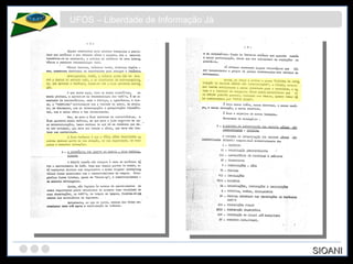 UFOS – Liberdade de Informação Já SIOANI 