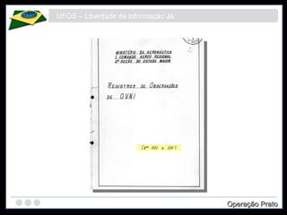 UFOS – Liberdade de Informação Já Operação Prato 