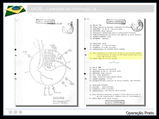 UFOS – Liberdade de Informação Já Operação Prato 