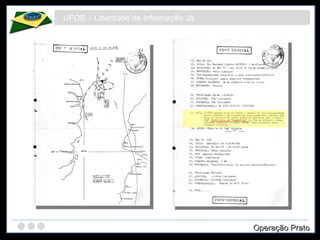 UFOS – Liberdade de Informação Já Operação Prato 