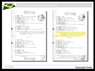 UFOS – Liberdade de Informação Já Operação Prato 