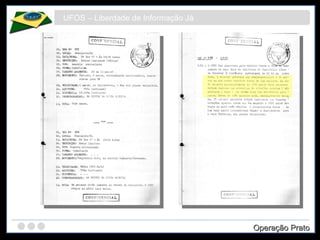UFOS – Liberdade de Informação Já Operação Prato 