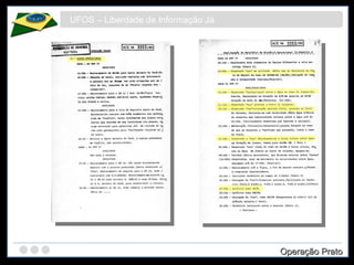 UFOS – Liberdade de Informação Já Operação Prato 