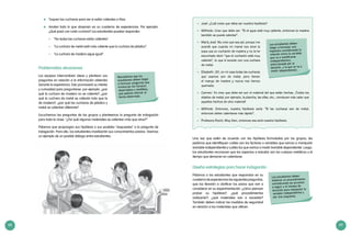 68 69
	 Toquen las cucharas para ver si están calientes o frías.
	 Anoten todo lo que observan en su cuaderno de experiencias. Por ejemplo:
¿Qué pasó con cada cuchara? Los estudiantes pueden responder:
–	 “No todas las cucharas están calientes”.
–	 “La cuchara de metal está más caliente que la cuchara de plástico”.
–	 “La cuchara de madera sigue igual”.
Recordemos que los
estudiantes deben llegar
a formular preguntas que
involucran los factores
observables y medibles,
que podrían afectar al
hecho observado.
Problematiza situaciones
Los equipos intercambian ideas y plantean sus
preguntas en relación a la información obtenida
durante la experiencia. Esto promoverá su interés
y curiosidad para preguntarse, por ejemplo: ¿por
qué la cuchara de madera no se calienta?, ¿por
qué la cuchara de metal se calienta más que la
de madera?, ¿por qué las cucharas de plástico y
metal se calientan diferente?
Escuchemos las preguntas de los grupos y planteemos la pregunta de indagación
para toda la clase: “¿Por qué algunos materiales se calientan más que otros?”
Pidamos que propongan sus hipótesis o sus posibles “respuestas” a la pregunta de
indagación. Para ello, los estudiantes movilizarán sus conocimientos previos. Veamos
un ejemplo de un posible diálogo entre estudiantes:
Una vez que estén de acuerdo con las hipótesis formuladas por los grupos, les
pedimos que identifiquen cuáles son los factores o variables que vamos a manipular
(variable independiente) y cuáles los que vamos a medir (variable dependiente). Luego,
los estudiantes reconocen que los aspectos a estudiar son los cuerpos metálicos y el
tiempo que demoran en calentarse.
Diseña estrategias para hacer indagación
Pidamos a los estudiantes que respondan en su
cuaderno de experiencias las siguientes preguntas,
que los llevarán a clarificar los pasos que van a
considerar en su experimentación: ¿cómo piensan
probar su hipótesis?, ¿qué procedimientos
realizarán?, ¿qué materiales van a necesitar?
También deben indicar las medidas de seguridad
en relación a los materiales que utilicen.
Los estudiantes deben
llegar a formular una
hipótesis considerando la
relación entre la variable
que va a modificarse
(independiente),
seleccionada por el
docente, y la que se va a
medir (dependiente).
Los estudiantes deben
elaborar un procedimiento
considerando las acciones
a seguir y el tiempo de
duración para manipular la
variable independiente y
dar una respuesta.
–	 José: ¿Cuál crees que deba ser nuestra hipótesis?
–	 Wilfredo: Creo que debe ser: “Si el agua está muy caliente, entonces la madera
también se puede calentar”.
–	 María José: No creo que sea así, porque me
acordé que cuando mi mamá nos sirve la
sopa usa un cucharón de madera y no la he
escuchado decir “que el cucharón está muy
caliente”, lo que sí sucede con una cuchara
de metal.
–	 Elizabeth: ¡Sí!, en mi casa todas las cucharas
que usamos son de metal, pero tienen
el mango de madera y nunca nos hemos
quemado.
–	 Carmen: Yo creo que debe ser por el material del que están hechas. ¡Todos los
objetos de metal, por ejemplo, la plancha, las ollas, etc., conducen más calor que
aquellos hechos de otro material!
–	Wilfredo: Entonces, nuestra hipótesis sería: “Si las cucharas son de metal,
entonces deben calentarse más rápido”.
–	 Profesora Rocío: Muy bien, entonces esa será nuestra hipótesis.
 