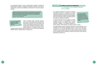 46 47
“Sabemos que todos tienen la capacidad de crear y que el deseo de crear es universal;
todas las criaturas son originales en sus formas de percepción, en sus experiencias
de vida y en sus fantasías. La variación de la capacidad creadora dependerá de las
oportunidades que tengan para expresarla”.
(Novaes 1973, citado en Soto 2008: 19)
Es la capacidad de elaborar y poner en funcionamiento el prototipo cumpliendo las
especificaciones del diseño. La capacidad se desarrolla al seleccionar y usar técnicas
convencionales y determinar las dificultades y limitaciones a fin de realizar ajustes o
rediseñar.
Una técnica es un procedimiento
que tiene como objetivo la
obtención de un resultado
determinado.
Nuestros estudiantes deben desarrollar destrezas
para conocer las características de los materiales y las
herramientas, seleccionar los más adecuados para
su tarea, y luego utilizarlos de forma segura y precisa.
El desarrollo de las destrezas permitirá, por ejemplo,
realizar mediciones, con precisión suficiente, de las
magnitudes básicas (longitud, fuerza, temperatura, etc.) y el cálculo de las magnitudes
derivadas (volumen, velocidad, potencia, resistencia, etc.).
La tecnología se evidencia en
productos tecnológicos que
deben responder a demandas
o necesidades de la sociedad. A
diferencia de la ciencia, que busca
el conocimiento, la tecnología crea
objetos o sistemas como productos
tangibles.
Capacidad:	 Evalúa y comunica la eficiencia,
	 la confiabilidad y los posibles impactos
	 de su prototipo
Es la capacidad de determinar y comunicar los límites de
funcionalidad, la eficiencia y confiabilidad y los posibles
impactos del prototipo y de su proceso de producción. La
capacidad se desarrolla al justificar las pruebas repetitivas
para evaluar el prototipo y explicar los posibles impactos a
fin de proponer estrategias de mitigación.
La evaluación permite conocer si el producto en cuestión
es viable de acuerdo a la disponibilidad de recursos
materiales y técnicos; si es rentable, es decir, si genera
ganancias o pérdidas; y los resultados obtenidos, en
cuanto a objetivos o metas logradas y a los efectos sociales y naturales.
En la página siguiente, veamos un diagrama de flujo de un proceso tecnológico, el cual
representa una de las diversas alternativas para llevar a cabo este tipo de proceso.
Es posible que en la escuela desarrollemos todas o algunas de las capacidades
descritas, las cuales guardan relación con una parte del proceso señalado, a pesar de
que en la realidad el proceso tecnológico no puede ser seccionado, es decir, tiene que
desarrollarse de principio a fin.
 